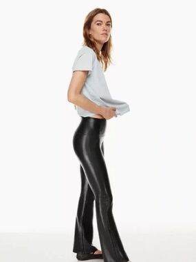 Wilfred & free black leather pants-Large